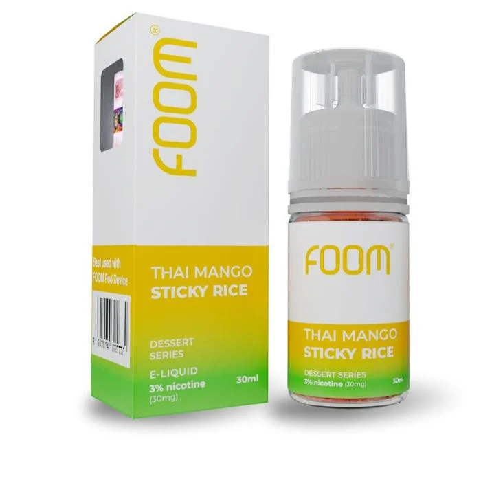 Foom Salt Asian Series 30ml - Thai Mango Sticky Rice 30mg