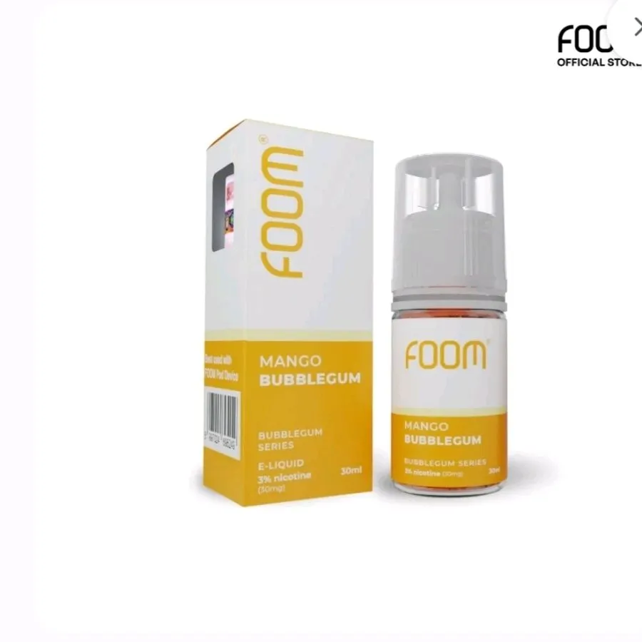 Foom Salt Bubblegum Series 30ml - Yellow Gummy 30mg