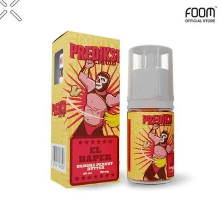 Foom Salt Prediksi 30ml - Banana Peanut Butter (El Baper) 30mg