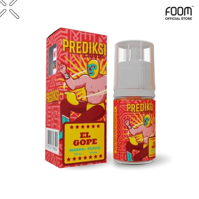 Foom Salt Prediksi 30ml - Mango Peach (El Gope) 30mg
