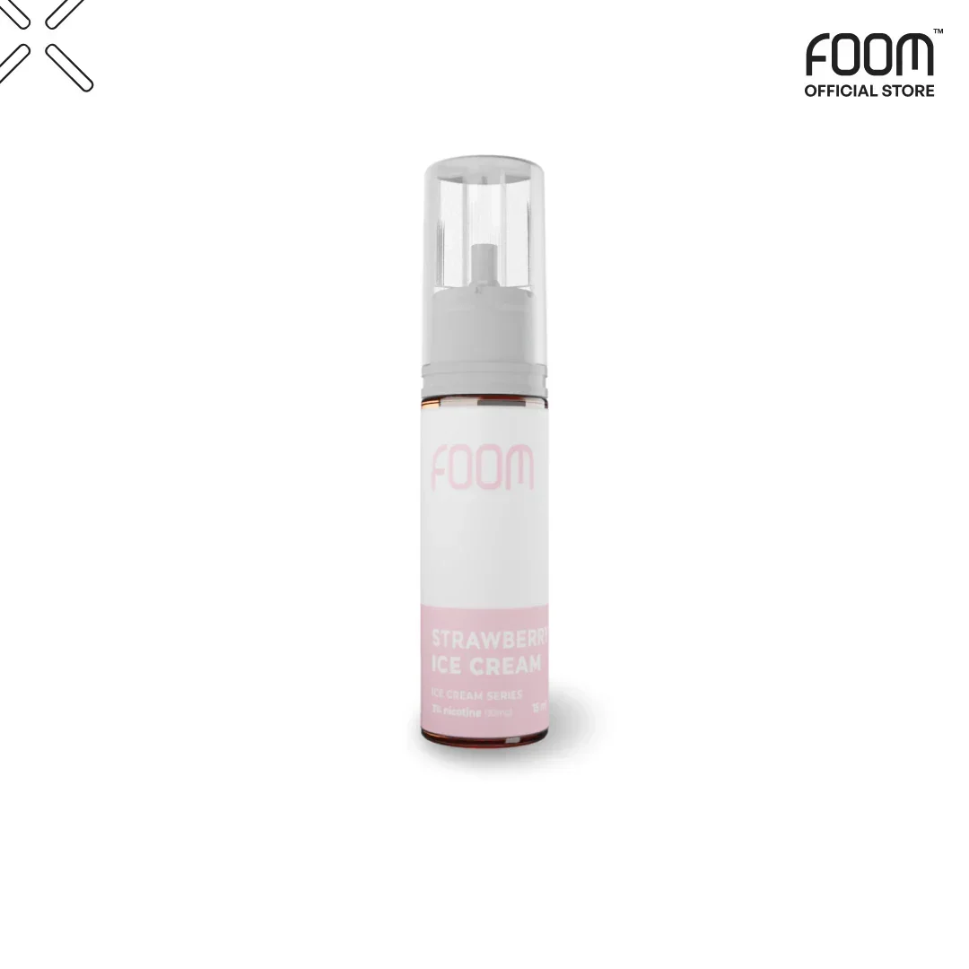 Foom Salt Slof Series 15ml - Strawberry Ice Cream 30mg