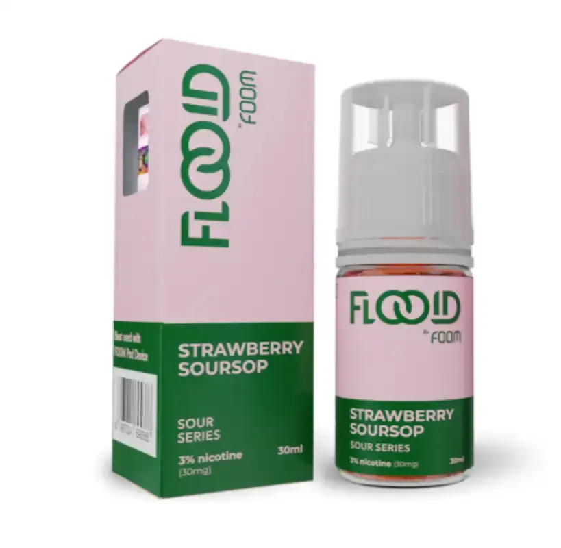 Foom Salt Sour Series 30ml - Strawberry Soursop 30mg