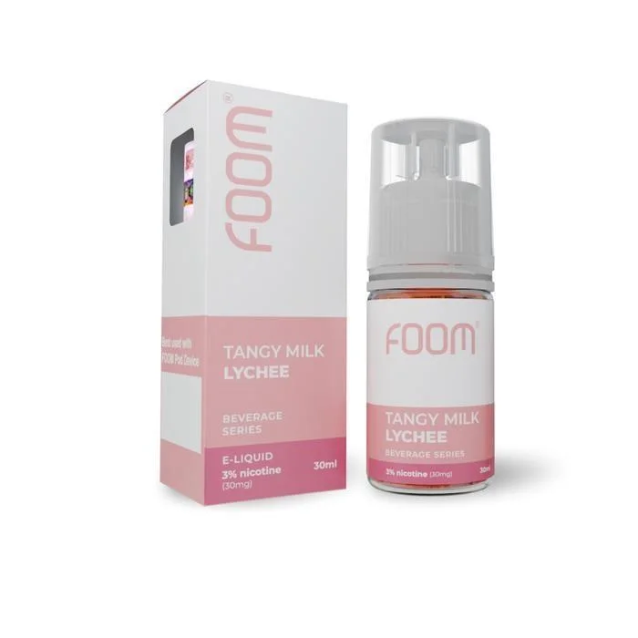 Foom Salt Tangy Milk Series 30ml - Lychee 30mg