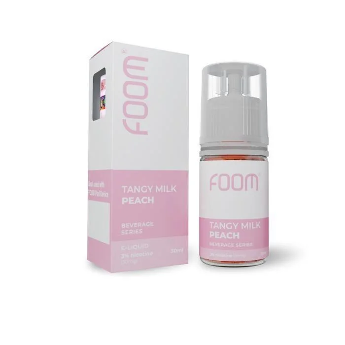 Foom Salt Tangy Milk Series 30ml - Peach 30mg