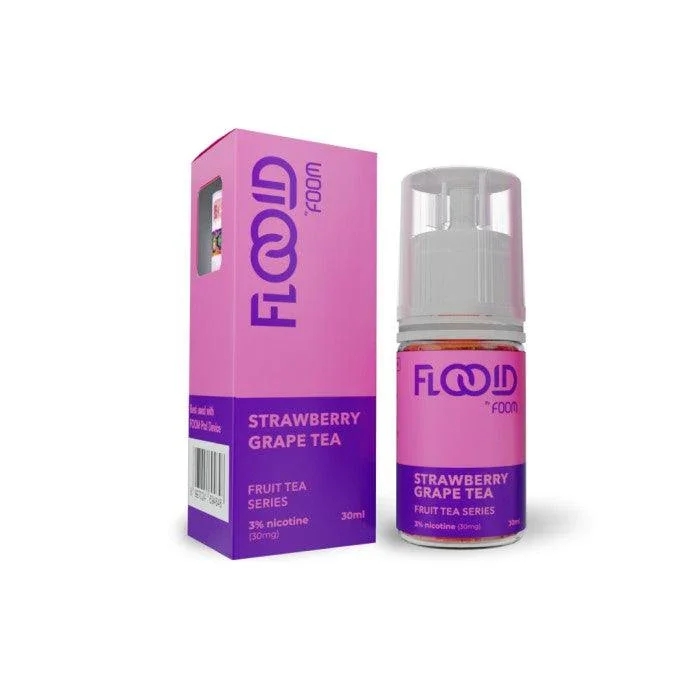 Foom Salt Tea Series 30ml - Strawberry Grape Tea 30mg