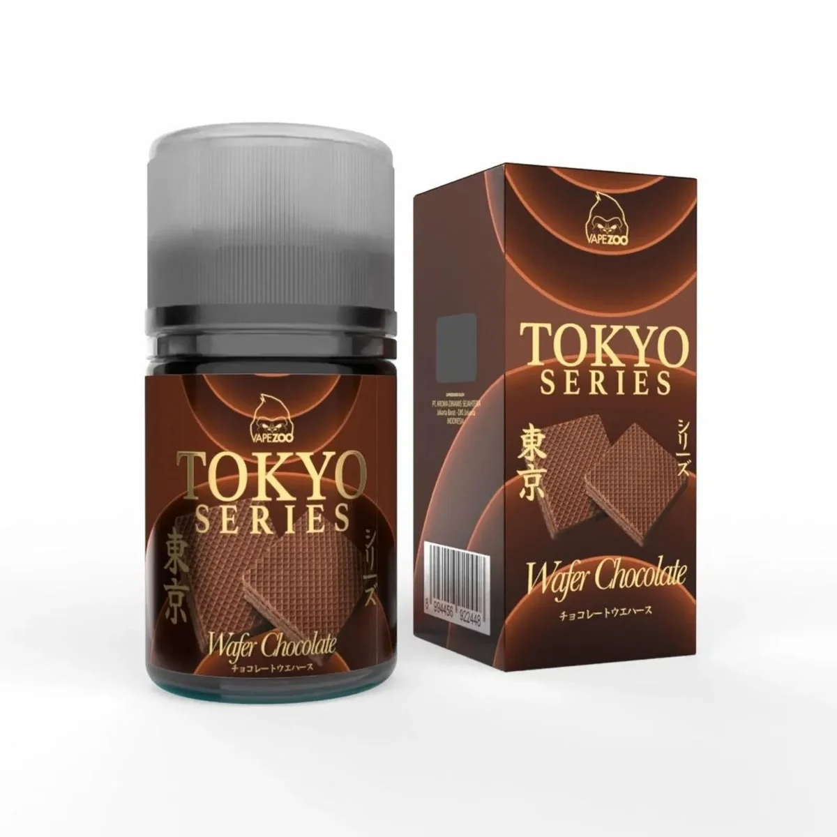 Tokyo Wafer Series 60ml - Wafer Chocolate 3mg