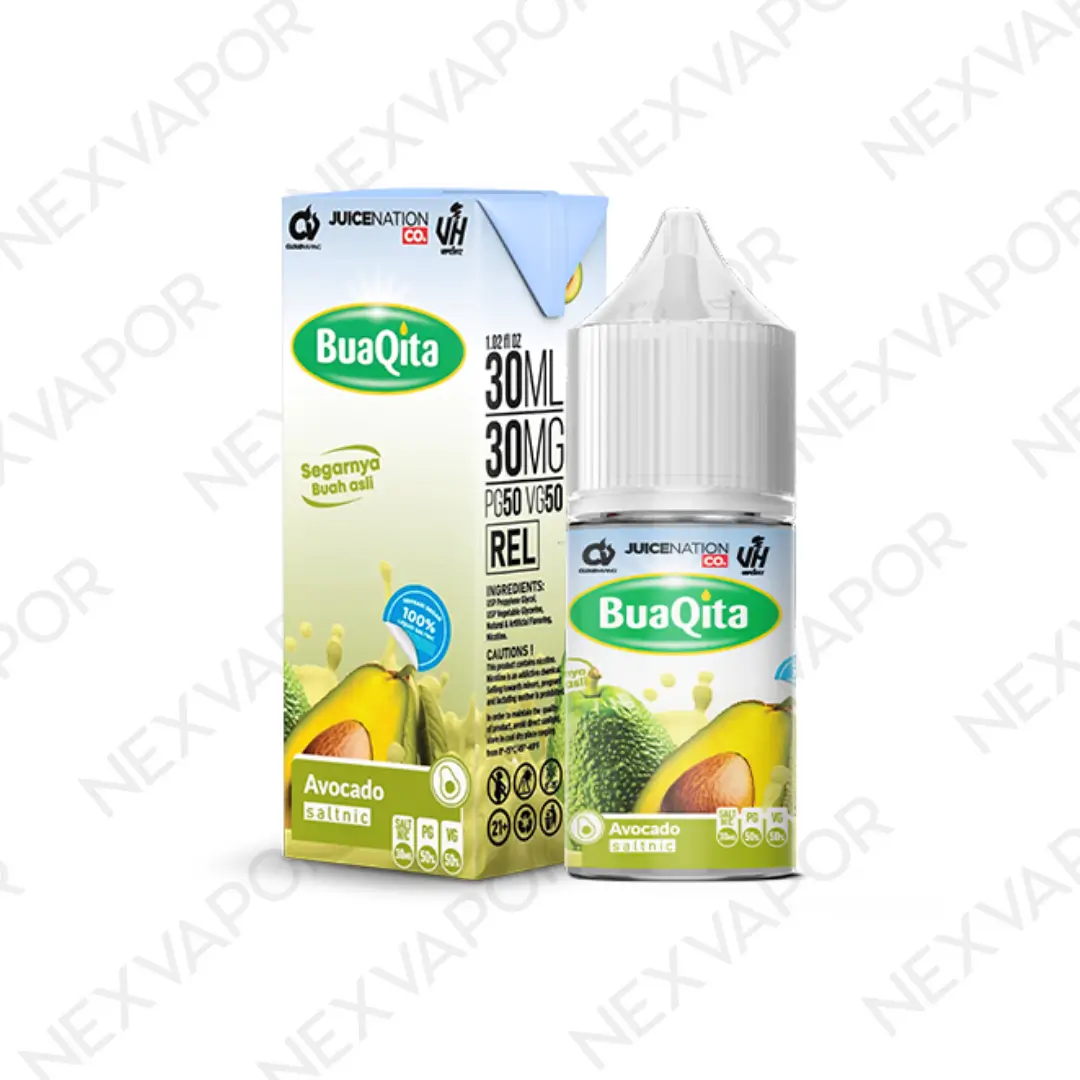 Buaqita Saltnic 30ml - Avocado 30mg