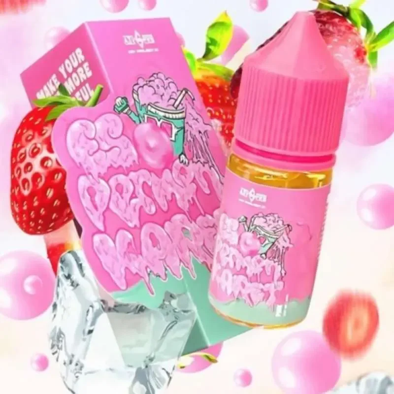 Es Permen Karet 30ml - Strawberry Ice Bubblegum 30mg