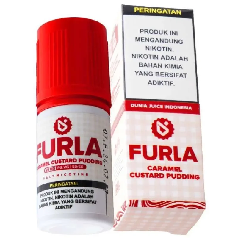 Furla Saltnic Series 30ml - V7 Caramel Pudding 25mg