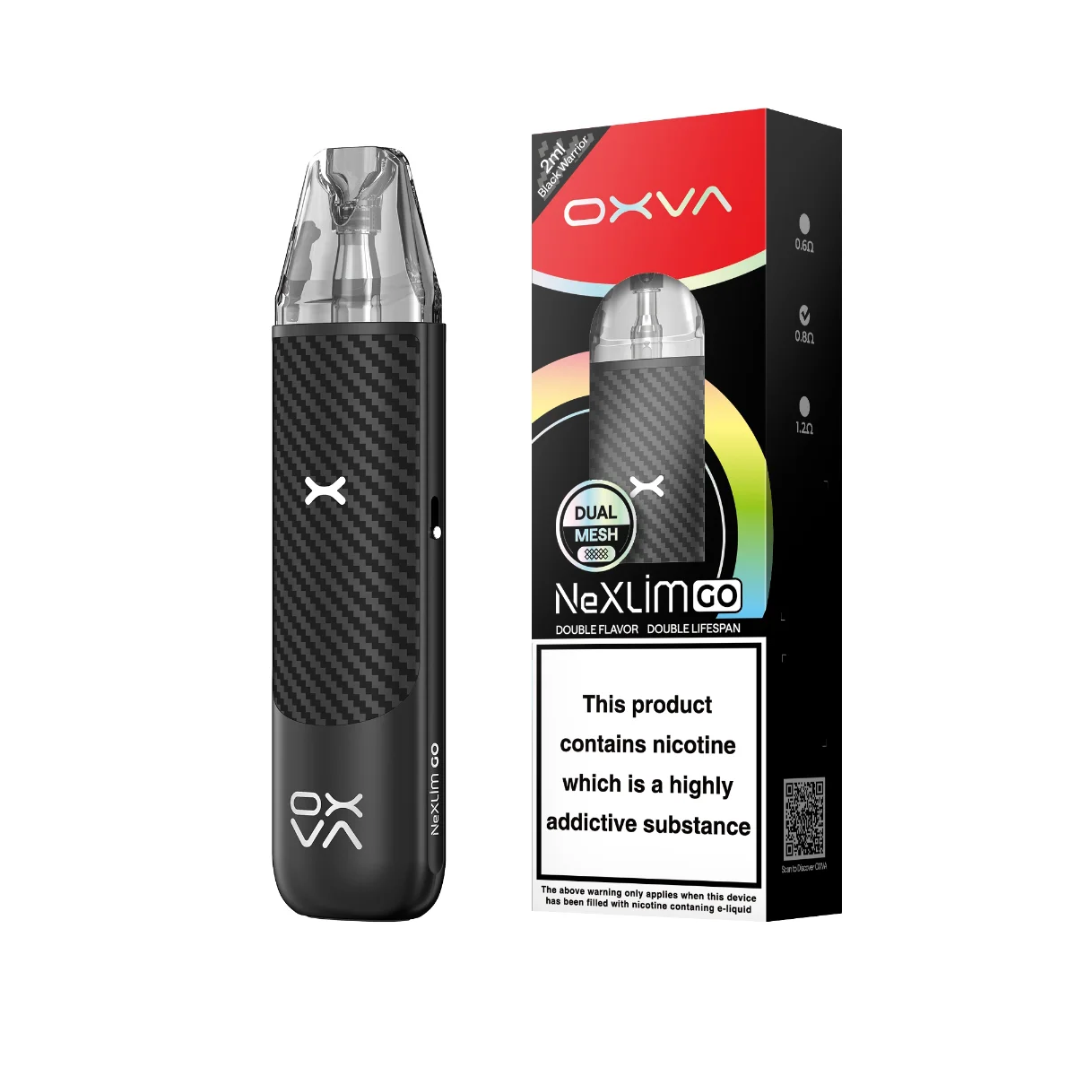 Oxva Nexlim Go Pod Kit - Black Warrior