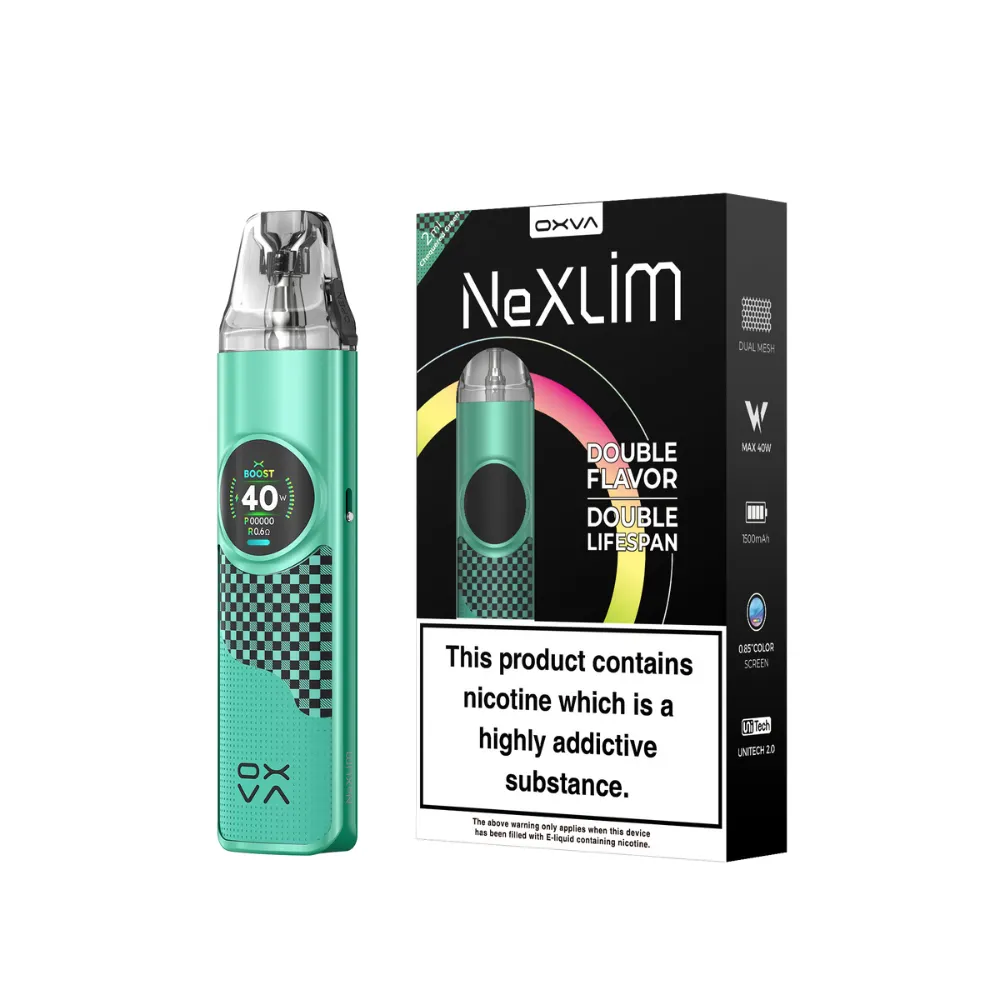 Oxva Nexlim Pod Kit - Chequered Green