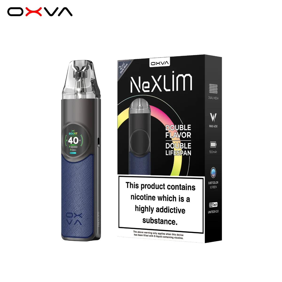 Oxva Nexlim Pod Kit - Dark Blue