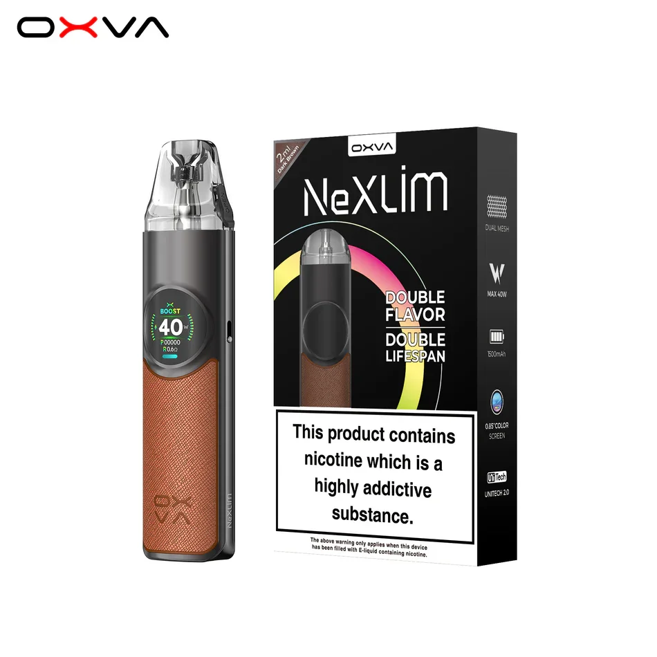 Oxva Nexlim Pod Kit - Dark Brown