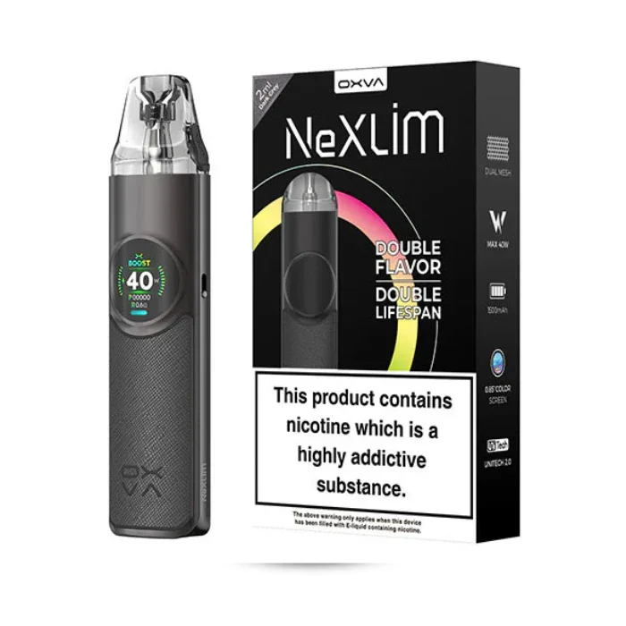 Oxva Nexlim Pod Kit - Dark Grey