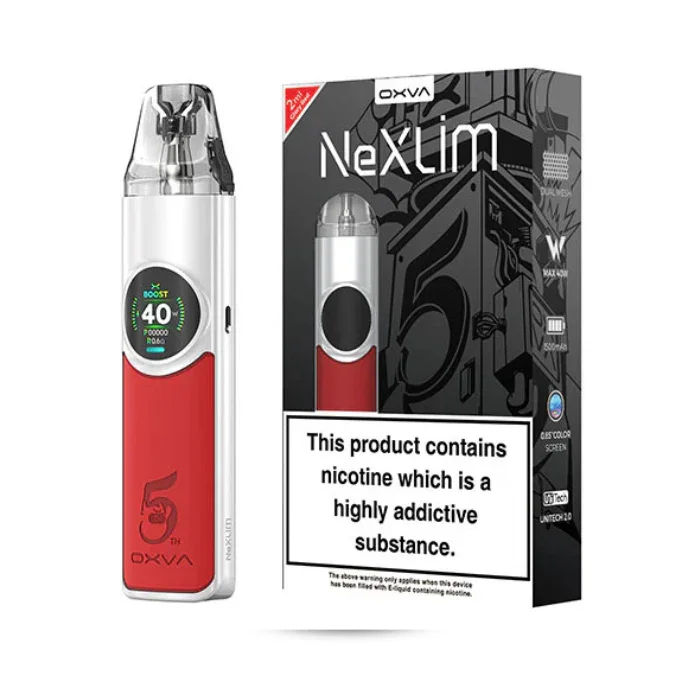 Oxva Nexlim Pod Kit - Glory Red
