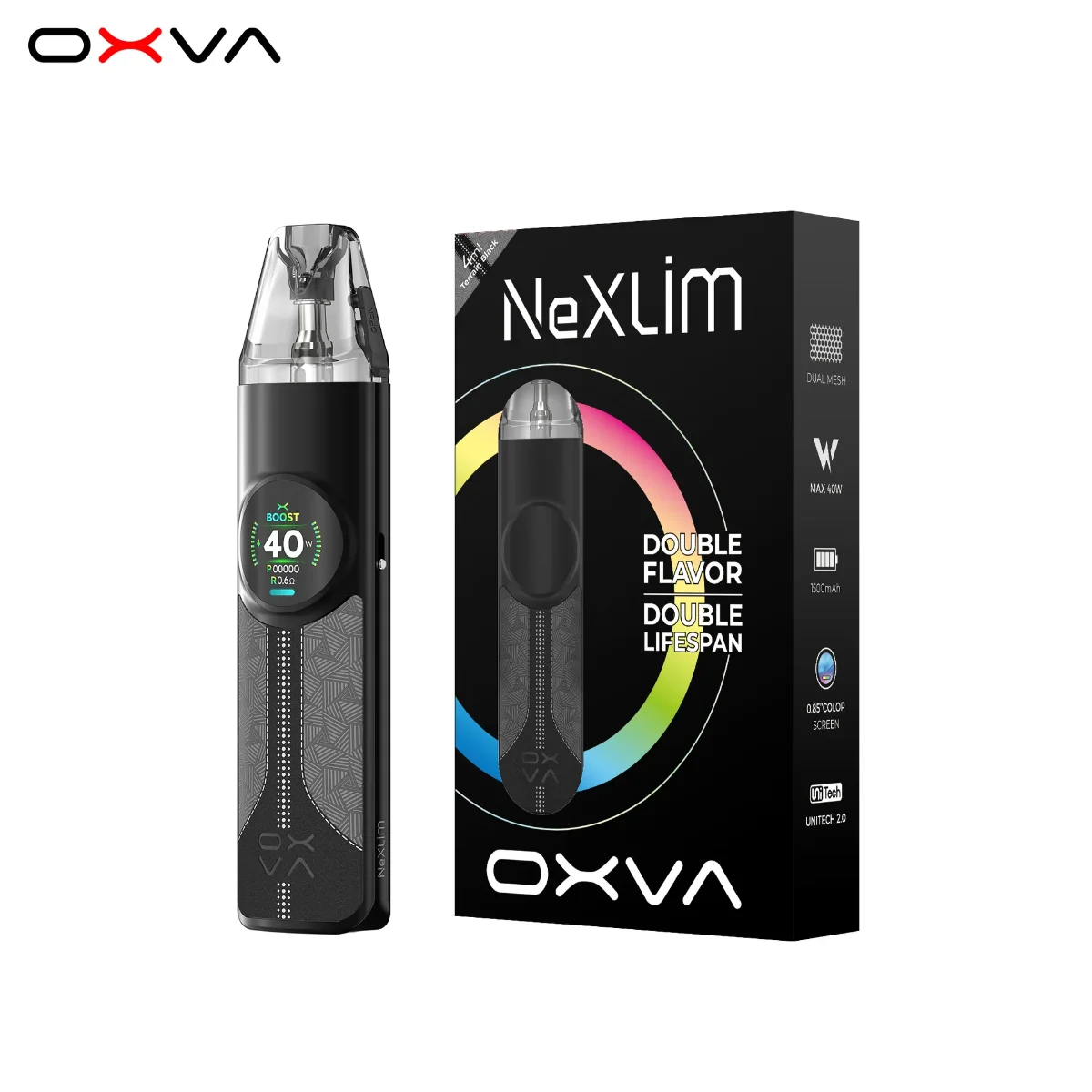 Oxva Nexlim Pod Kit - Terrain Black