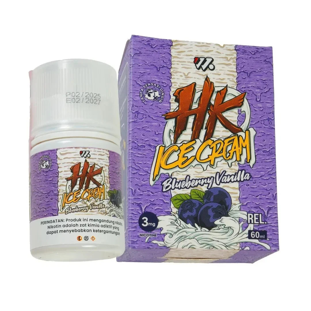 Happy Krunch Ice Cream 60ml - Blueberry Vanilla 3mg