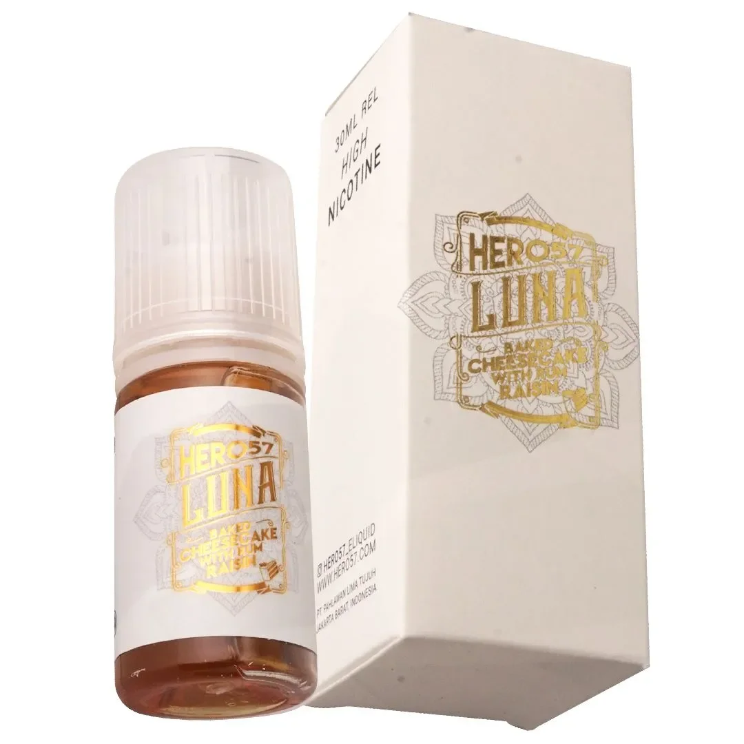 Luna Hero57 30ml - V3 Baked Cheesecake Rum Raisin 30mg