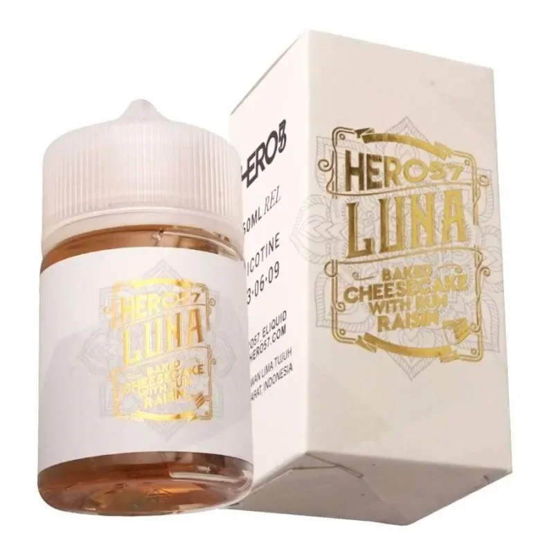 Luna Hero57 60ml - V3 Baked Cheesecake Rum Raisin 9mg