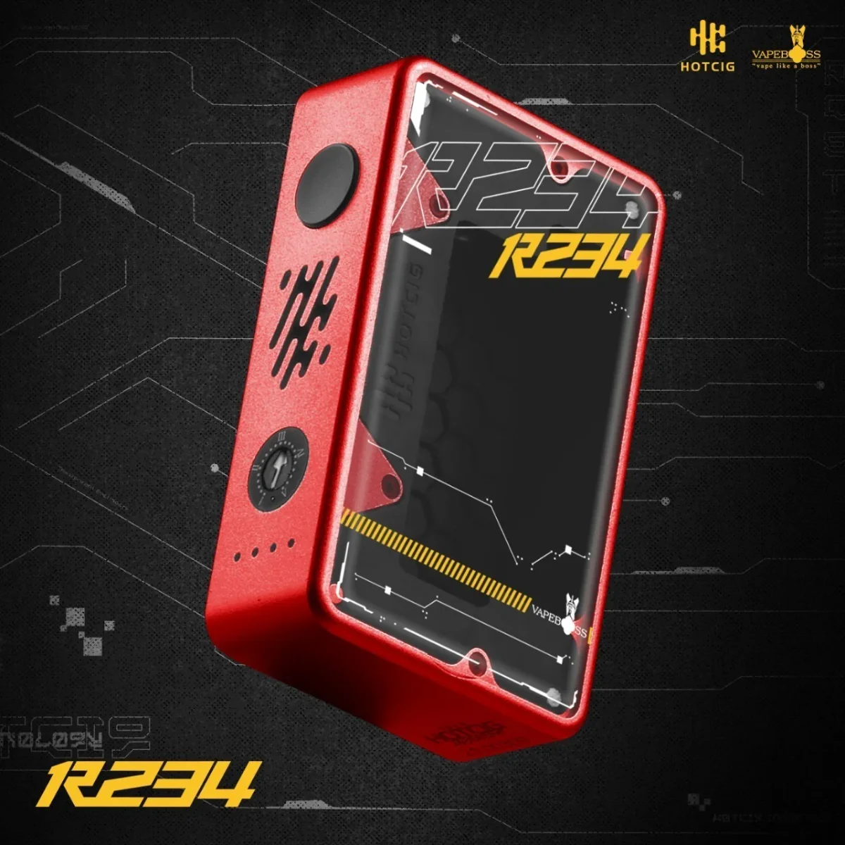 Hotcig R234 - Red Cyber