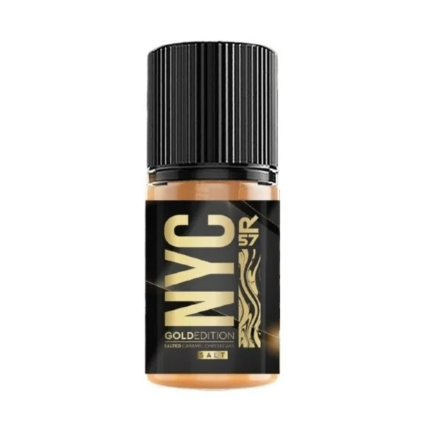 NYC Gold Edition 30ml - Salted Caramel Cheesecake 9mg