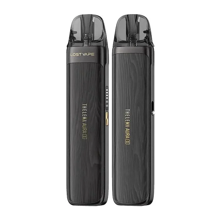 Thelema Aura S Pod Kit Bundling - Wooden Black