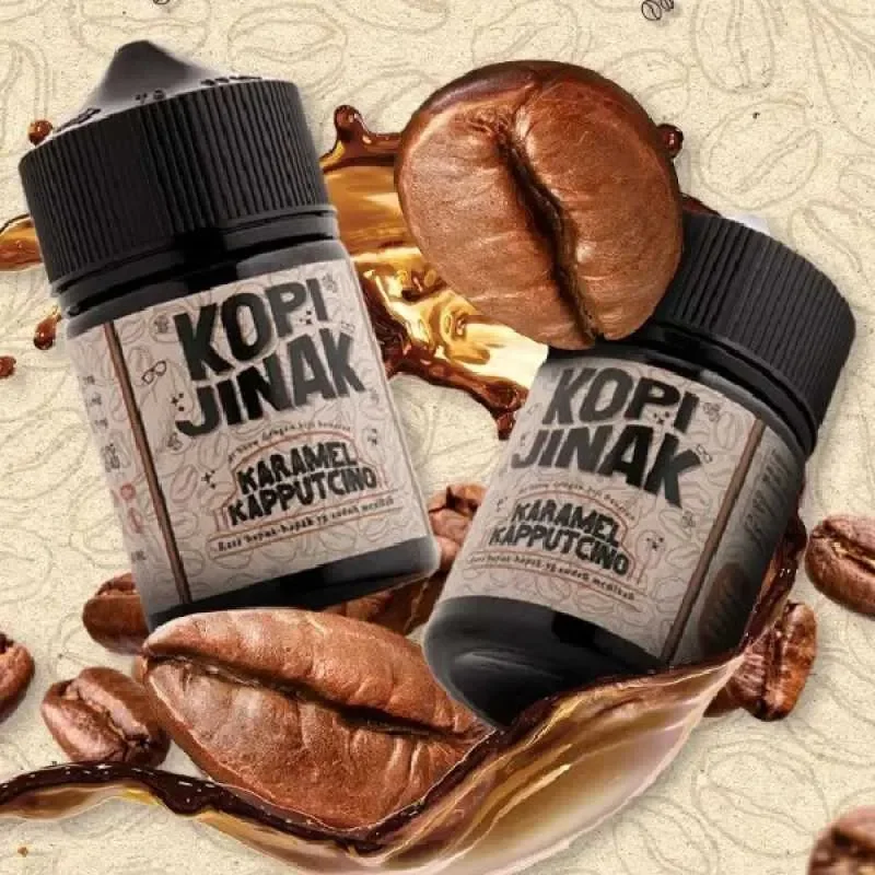 Kopi Jinak 60ml - Karamel Kapputcino 9mg