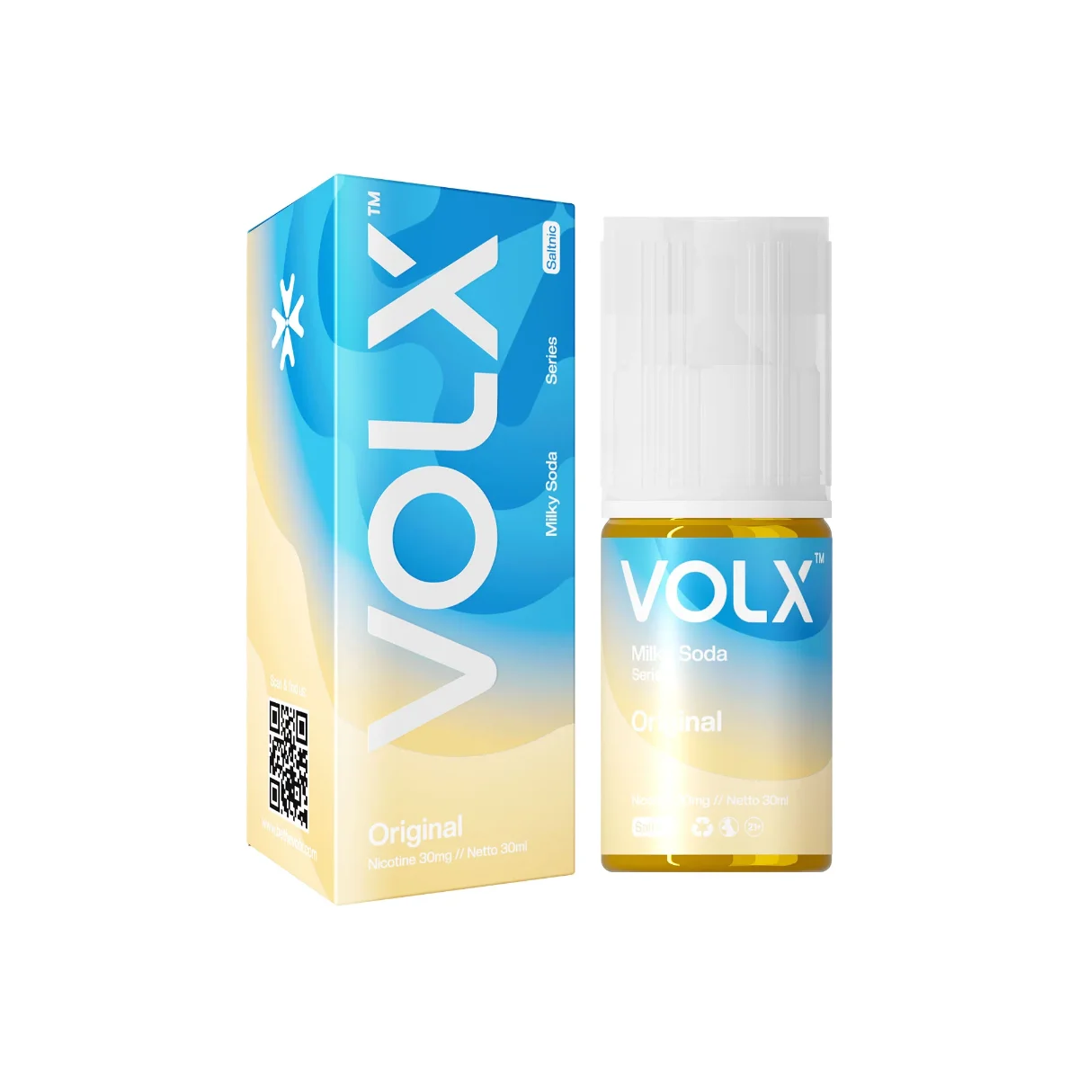 Volx Sweet & Sour Series Saltnic 30ml - Milky Soda Original 30mg
