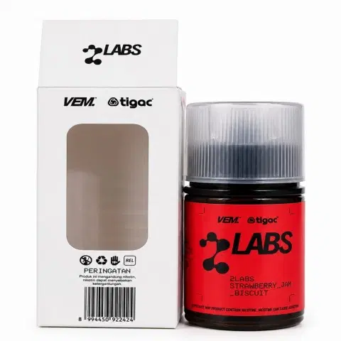ZLabs 60ml - Strawberry Jam Biscuit 3mg