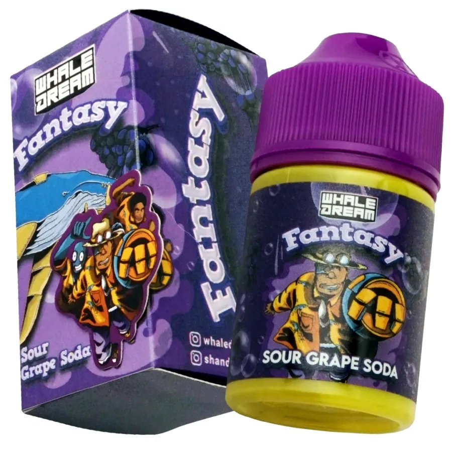 Whale Dream Fantasy 60ml - Sour Grape Soda 3mg