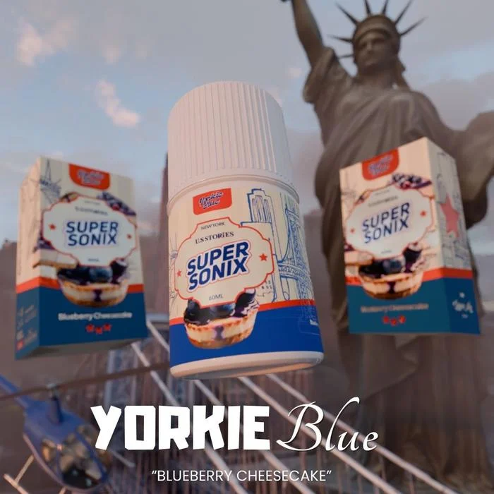 US Stories 60ml - Yorkie Blue 3mg