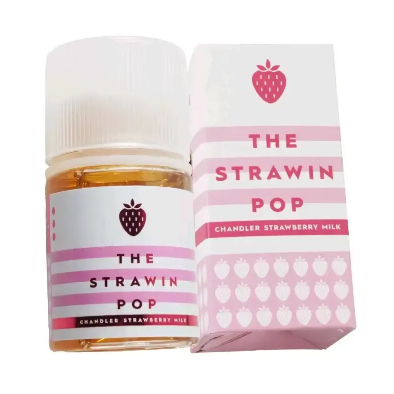 The Strawin Pop 60ml - Chandler Strawberry Milk 10mg