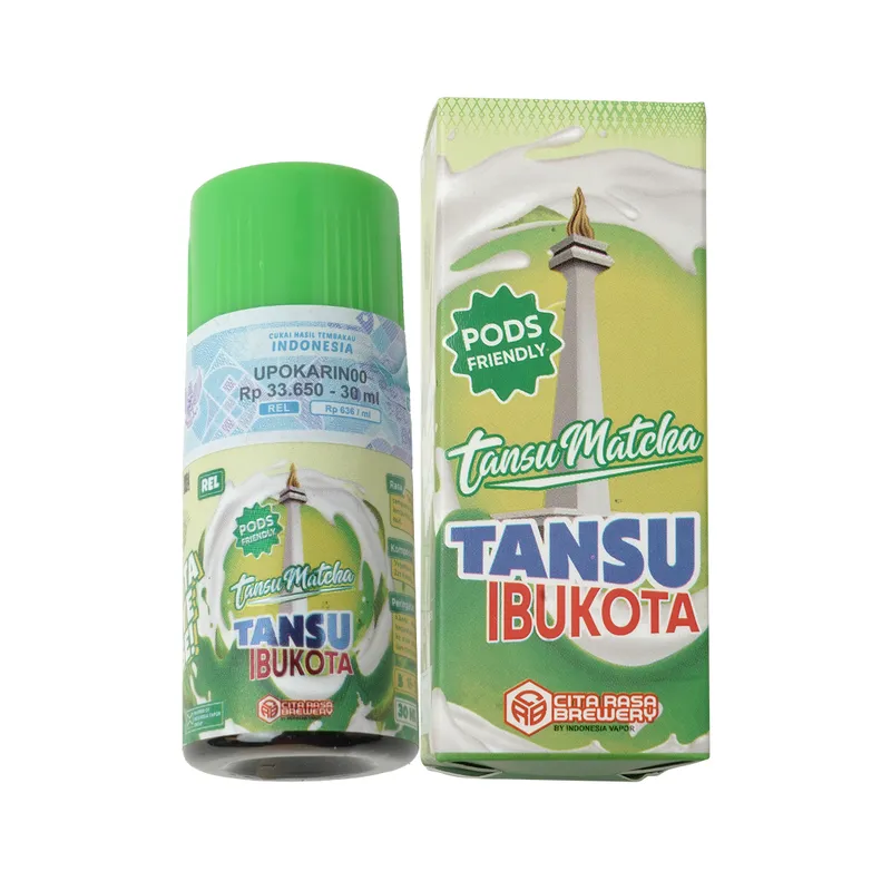 Tansu Ibukota Pods Friendly 30ml - Ketan Matcha 10mg