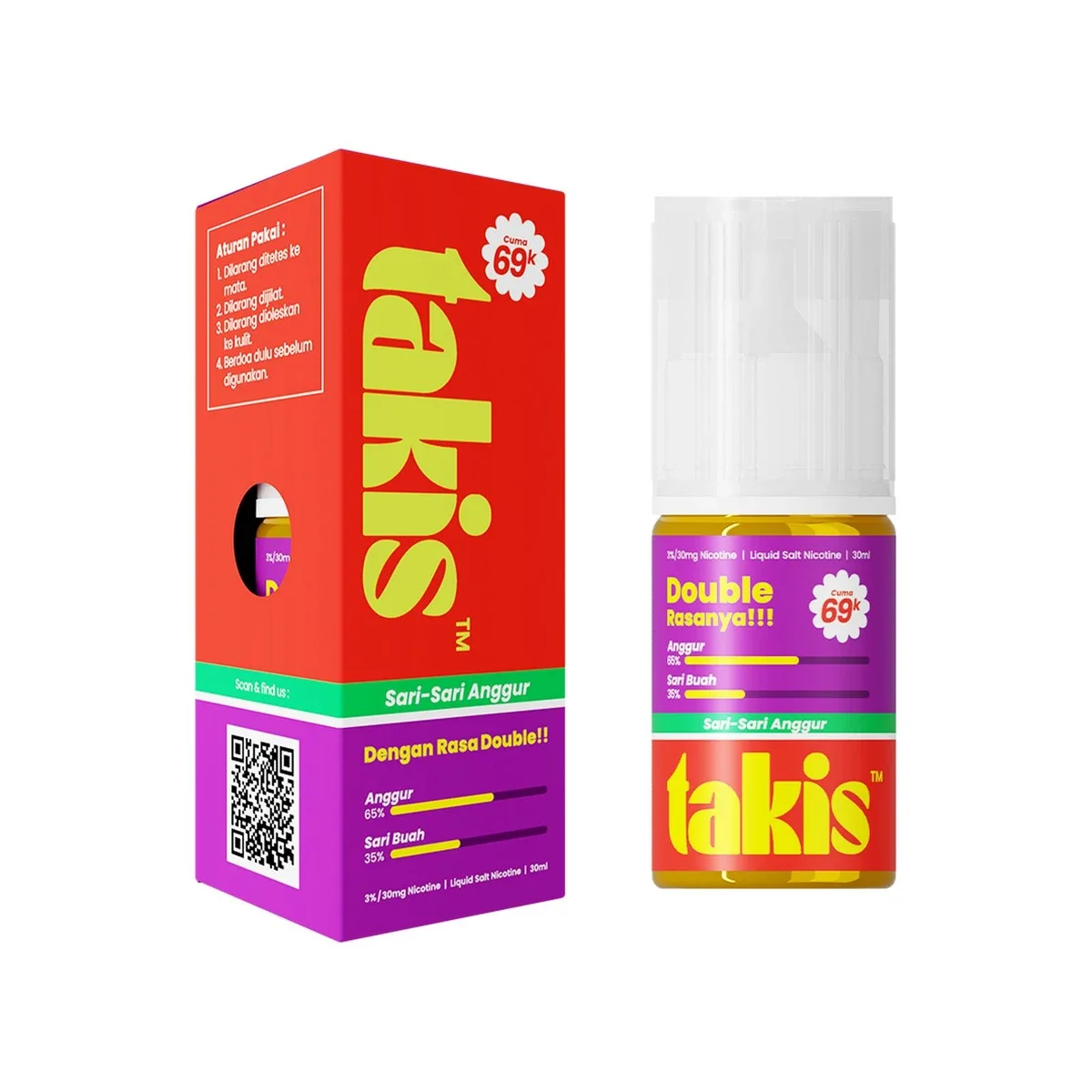 Takis Saltnic Warkop Series 30ml - Sari Sari Anggur 30mg