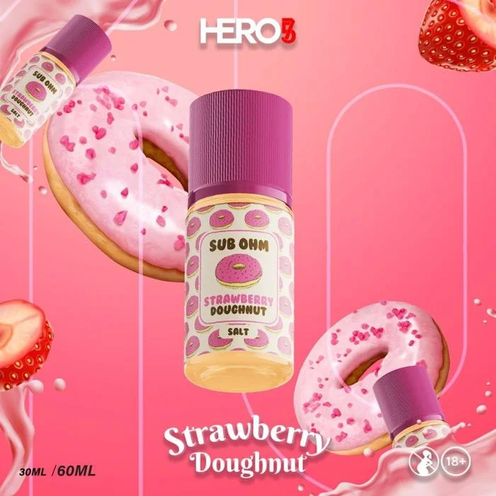 Subohm Hero57 Saltnic 30ml - Strawberry Doughnut 30mg