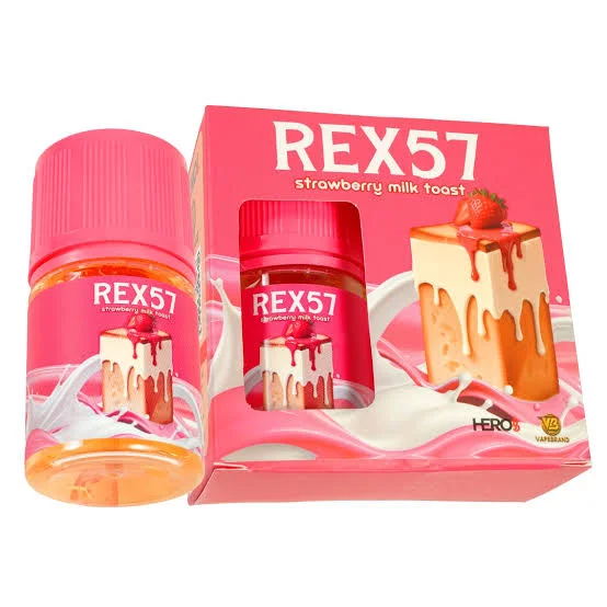 Rex 57 60ml - Strawberry Milk Toast 9mg