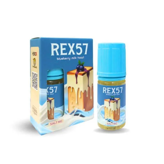 Rex 57 Saltnic 30ml - Blueberry Milk Toast 30mg