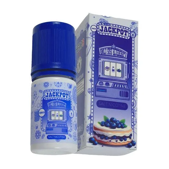 Jackpot Saltnic Series 30ml - Bolu Susu Blueberry Cake 30mg