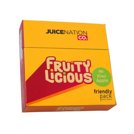 Juicenation Friendly Pack Fruity Series 4 x 15ml - Kiwi Apple 25mg
