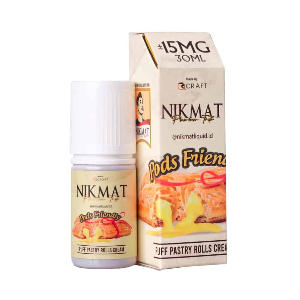 Nikmat 30ml - V1 Puff Pastry Rolls Cream 15mg