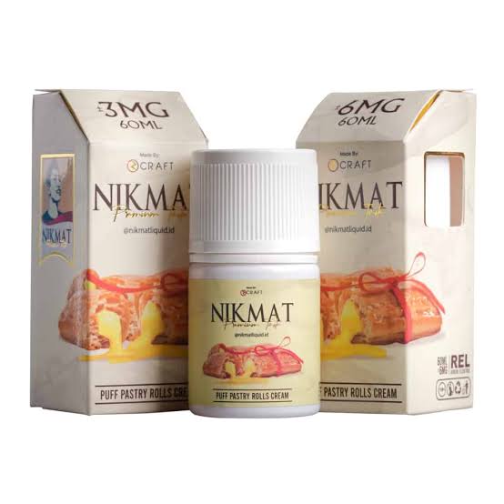 Nikmat 60ml - V1 Puff Pastry Rolls Cream 9mg