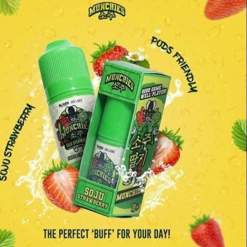 Munchies 30ml - Soju Strawberry 14mg