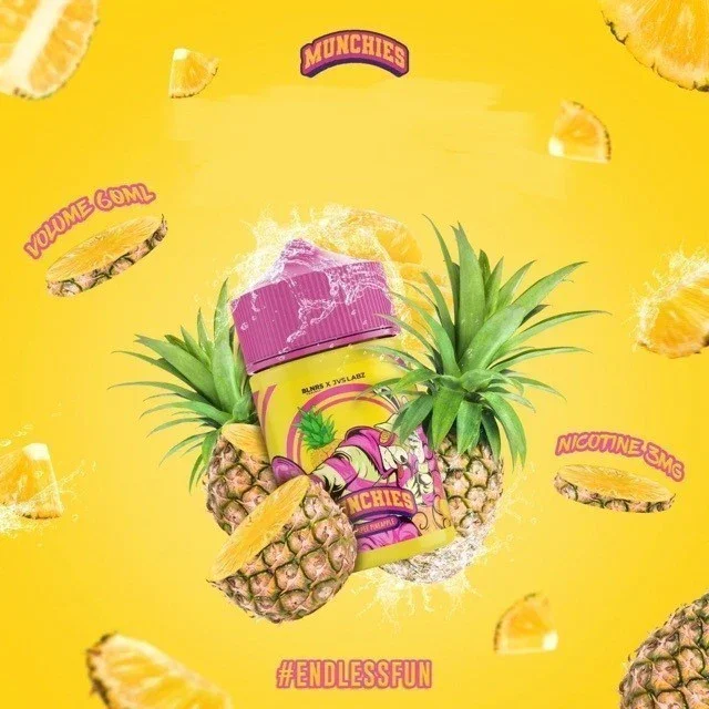 Munchies 60ml - Slurpee Pineapple 3mg