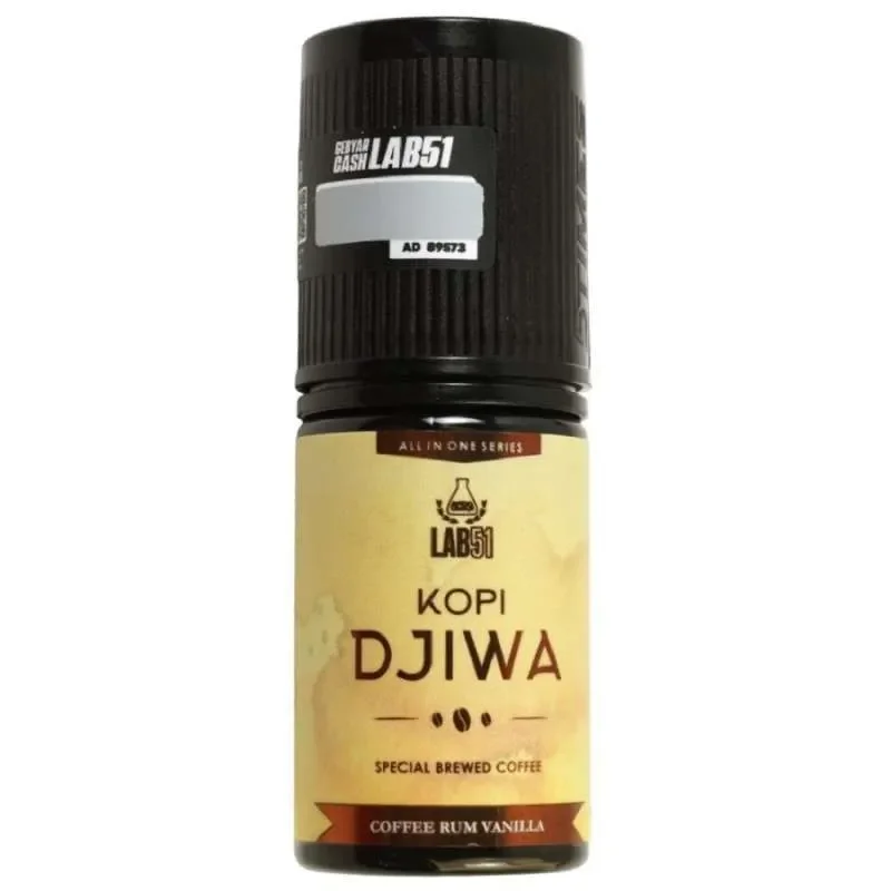 Kopi Djiwa Series Pods Friendly 30ml - Coffee Rum Vanilla 9mg