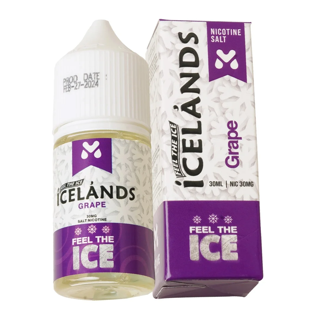 Icelands Saltnic 30ml - Grape 30mg