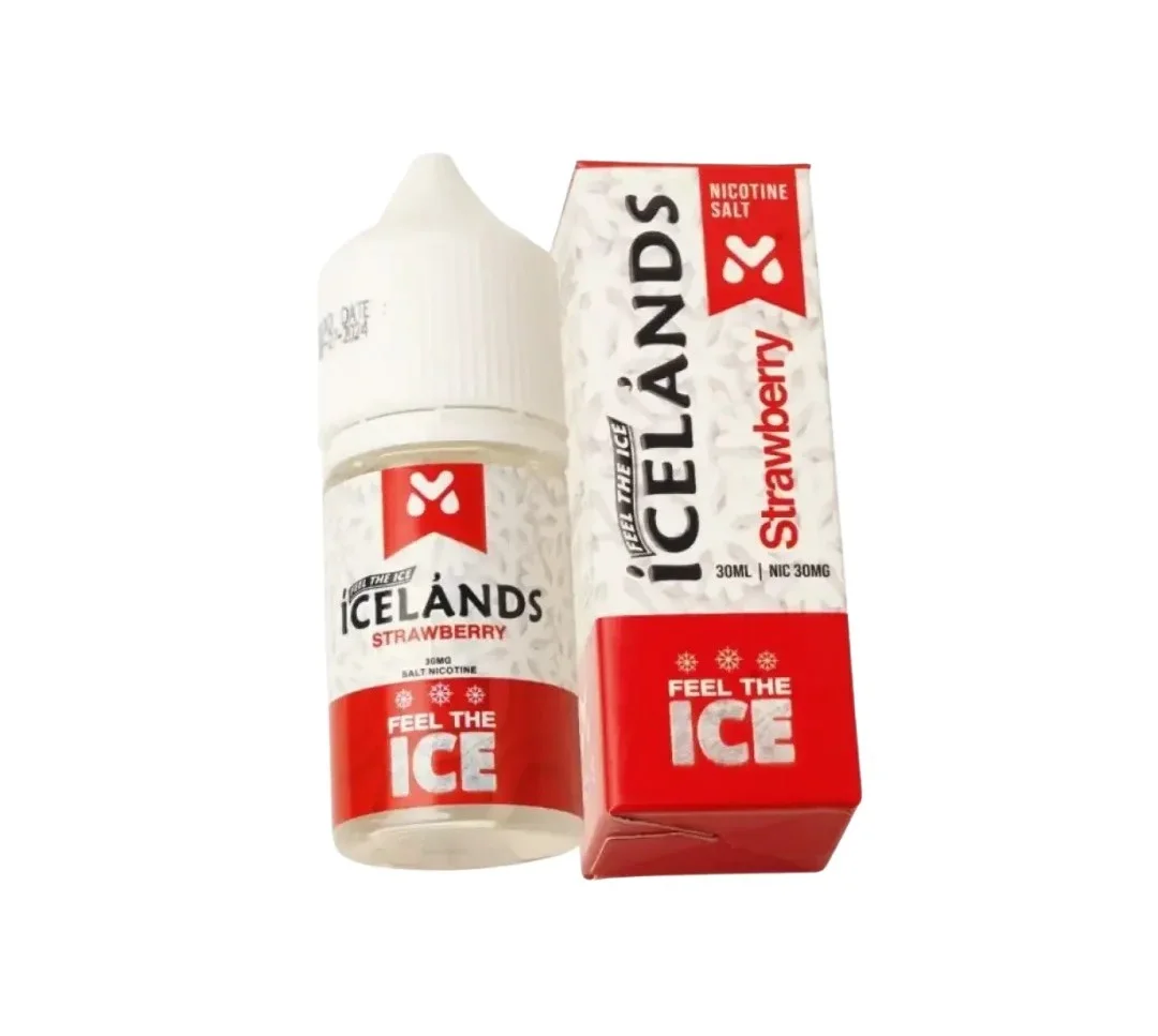 Icelands Saltnic 30ml - Strawberry 30mg