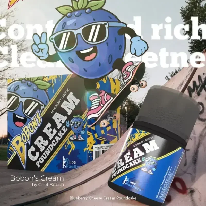 Liquid Bobon 60ml - Cream Blueberry Cheese 3mg