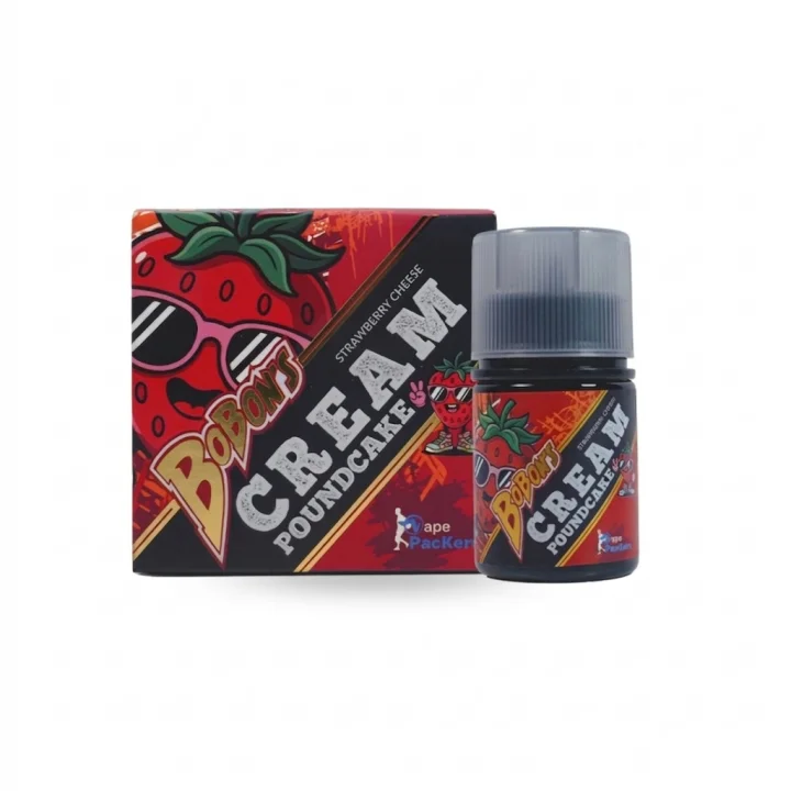 Liquid Bobon 60ml - Cream Strawberry Cheese 6mg