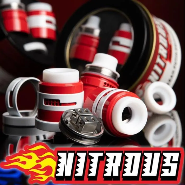 Nitrous Plus RDA 22MM - Merah Putih Edition
