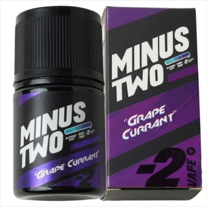 Minus Two 60ml - V6 Grapecurrant 3mg